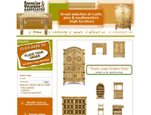 Tablet Screenshot of gonzalezrusticfurniture.com